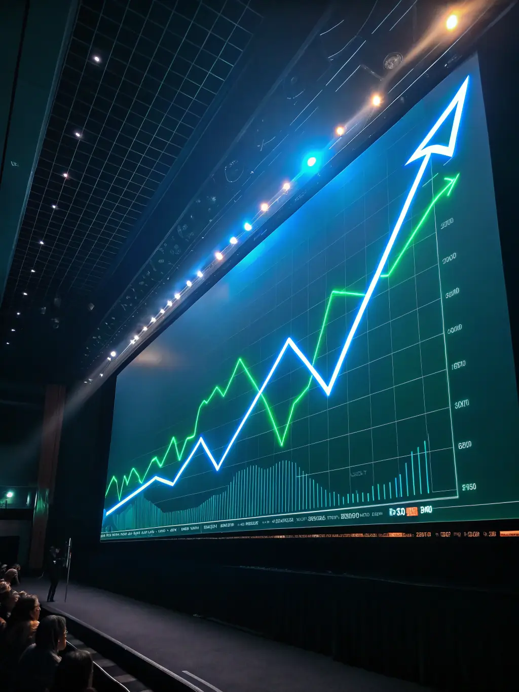 A graph showing increasing profit margins over time, demonstrating the impact of effective profitability improvement strategies.