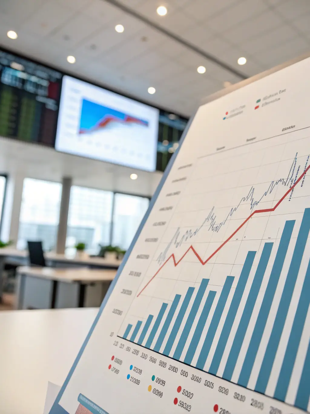 A graph showing increasing profit margins, symbolizing the tangible results of profitability improvement consulting.